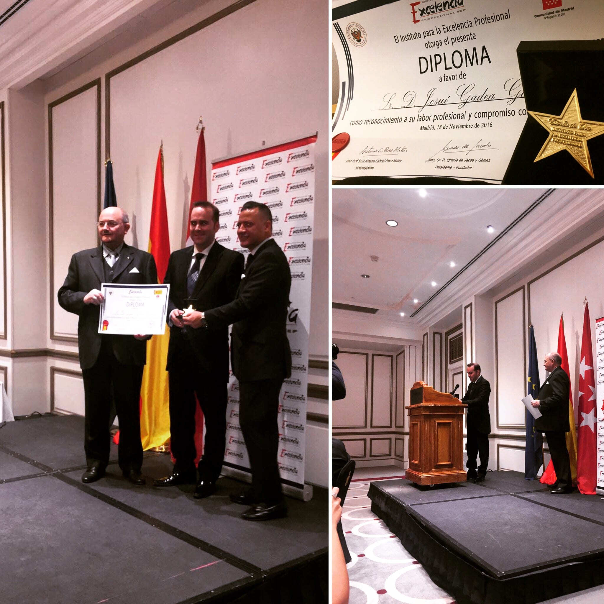 Josue Gadea, estrella de oro del Instituto para la Excelencia Profesional 2016